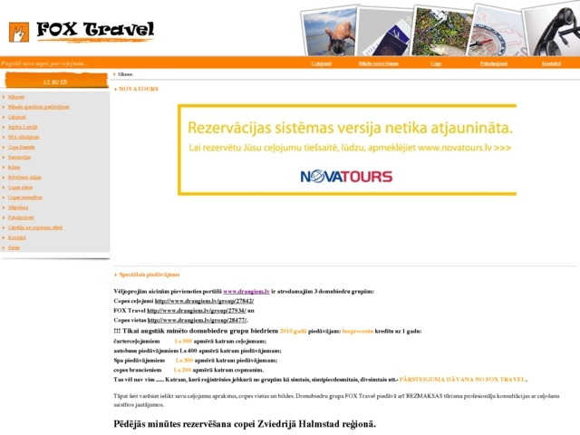 FOX Travel, SIA
